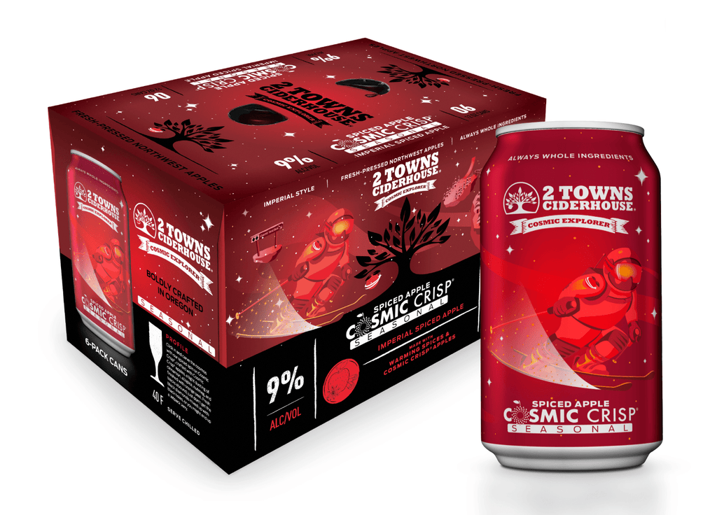 Can 6-Pack - Spiced Apple Cosmic Crisp – 2 Towns Ciderhouse