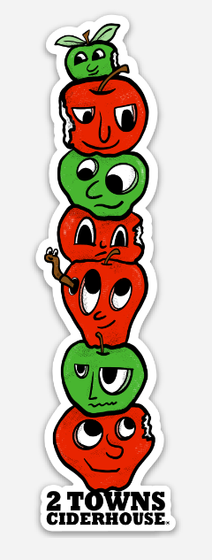 WS - Sticker - Vertical Apple