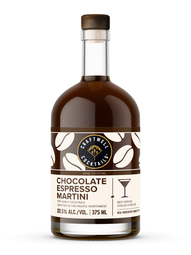 375ml Bottle - Craftwell Top Shelf - Chocolate Espresso Martini