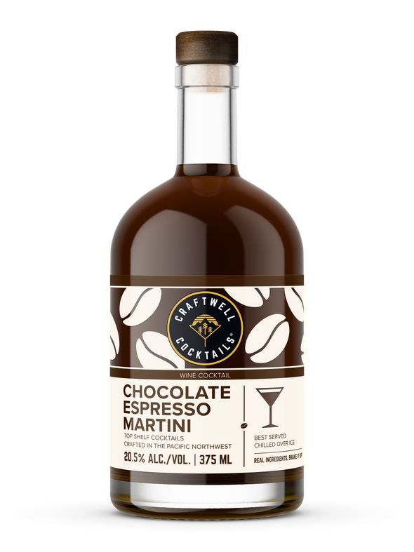 375ml Bottle - Craftwell Top Shelf - Chocolate Espresso Martini