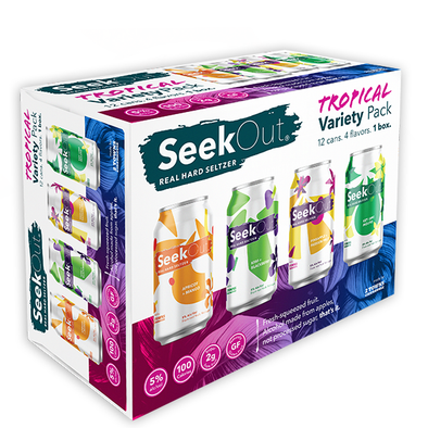 Can 12-Pack - SeekOut - Tropical Variety Pack