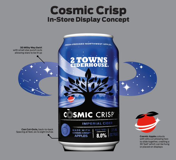 POS - 2 Towns - Can Cutout (Cosmic Crisp)